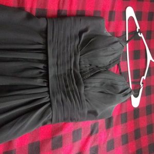 Black bridesmaid dress